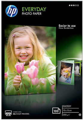 HP Everyday Photo Paper - 10x15cm Általános fényes fotópapír (100 lap / csomag)