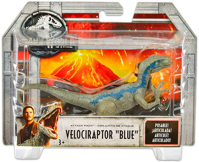 Mattel FPF11 Jurassic World 2: Velociraptor Blue dinoszaurusz figura