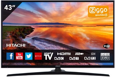 Hitachi 43" 43HB5T62 Full HD Smart TV
