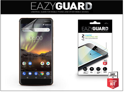 EazyGuard LA-1320 Crystal/Antireflex HD Nokia 6 (2018) képernyővédő fólia - 2 db/csomag