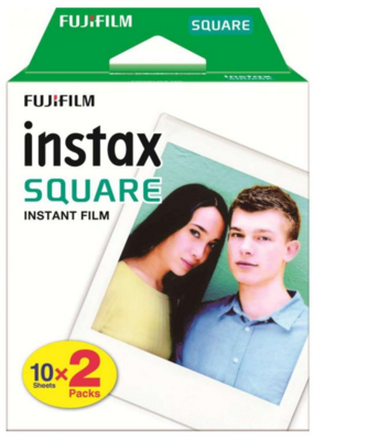 Fujifilm INSTAX Square Film Glossy Fényes instant fotópapír (2x 10 db / csomag)