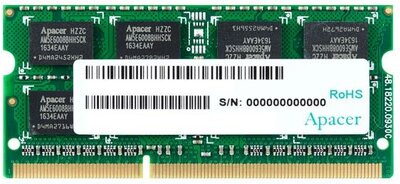 Apacer 8GB /1600 DDR3 Notebook RAM