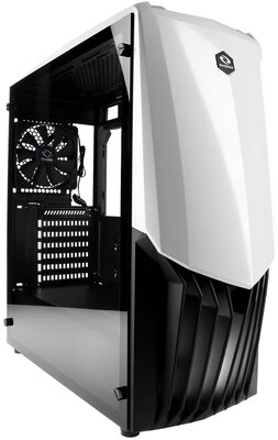 RaidMax Gama Window Számítógépház - Fekete/Fehér