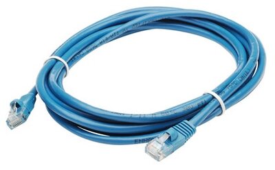 RJ45 CAT6 UTP M/M adatkábel 2m LSOH kék