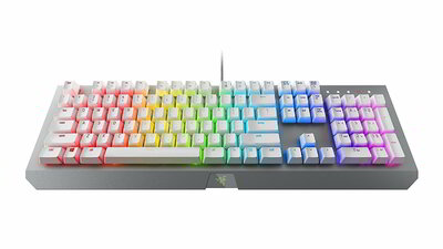 Razer BlackWidow X Chroma Mercury Edition Gaming Billentyűzet US - Fehér