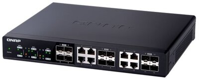 QNAP QSW-1208-8C Switch - Fekete