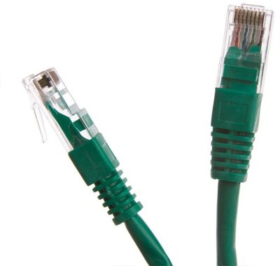 Digitalbox STLU5E25MGN UTP CAT5e Patch kábel 25m Zöld
