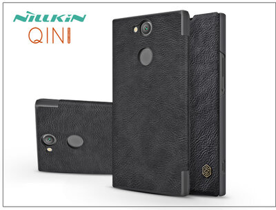 Nillkin NL153370 Qin Sony Xperia XA2 Ultra (H3213/H3223/H4213/H4233) oldalra nyíló flipes tok - Fekete