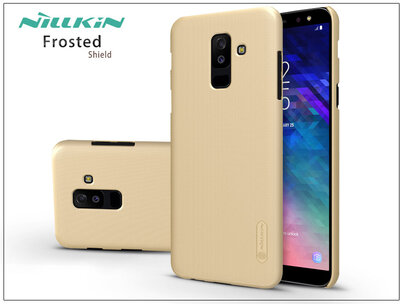 Nillkin NL157866 Frosted Shield Samsung A605 Galaxy A6 Plus (2018) hátlap képernyővédő fóliával - Arany