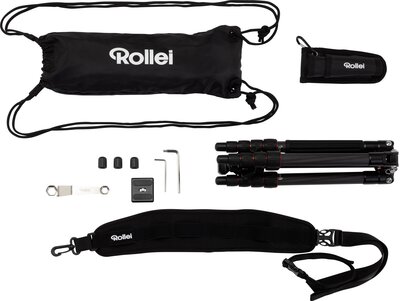 Rollei 22578 Compact Traveler No.1 Carbon Kamera állvány (Tripod) - Fekete