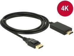 Delock 85319 DisplayPort apa - HDMI-A apa Nagy sebességű kábel 5m Fekete