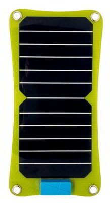 Quazar Q-Solar Panel Napelemes Power Bank Lime