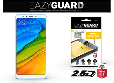 EazyGuard LA-1334 Diamond Glass 2.5D Fullcover Xiaomi Redmi 5 Plus Gyémántüveg képernyővédő fólia - Fehér
