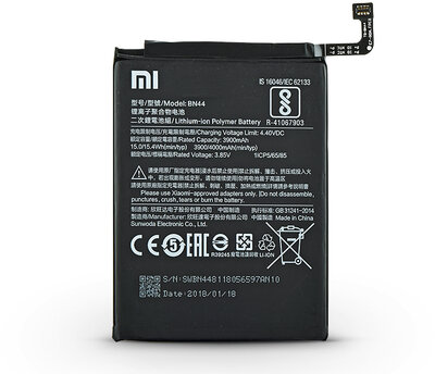 Xiaomi BN44 Redmi Note 5/Redmi 5 Plus gyári akkumulátor 4000 mAh (ECO csomagolás)