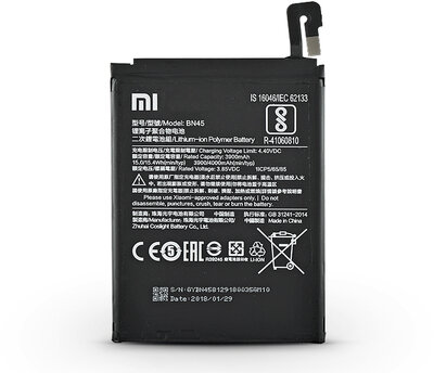 Xiaomi BN45 Redmi Note 5 Pro gyári akkumulátor 4000 mAh (ECO csomagolás)