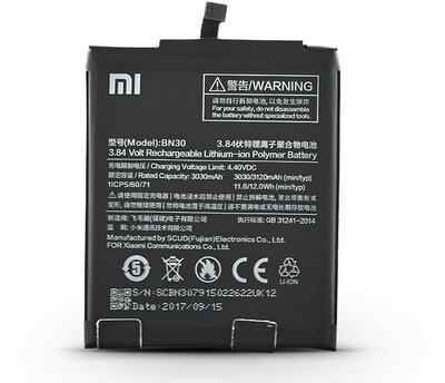 Xiaomi BN30 Redmi 4A gyári akkumulátor 3120 mAh (ECO csomagolás)