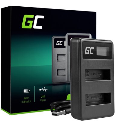 Green Cell ADCB19 Dual akkumulátor töltő GoPro Hero 4 AHBBP-/AHDBT-401 akkuhoz