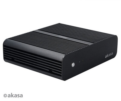 Akasa Euler venti.nélk. MiniItx ház 120w