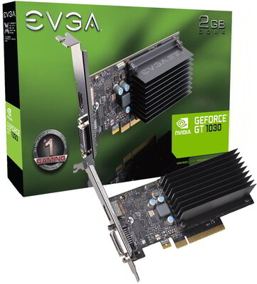 Evga GeForce GT 1030 2GB GDDR4 Low Profile Videokártya