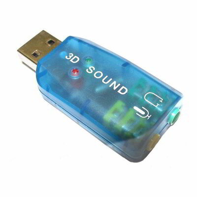 C-Media 2.1 USB hangkártya kék /BL-SU21 / 5412810106660/