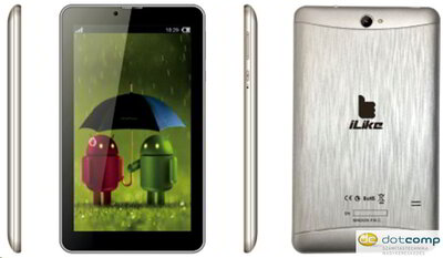 iLike Q8 7" tablet 3G Dual SIM Android 6.0 ezüst-fekete