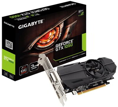 Gigabyte GeForce GTX 1050 3GB GDDR5 OC Low Profile Videokártya