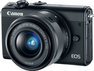 Canon EOS M100 Digitális fényképezőgép + 15-45mm S + Irista - Fekete
