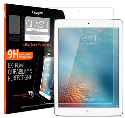Spigen 044GL20339 Glas.tR SLIM Apple iPad 9.7"/Pro 9.7"/Air 2/Air Edzett üveg kijelzővédő fólia