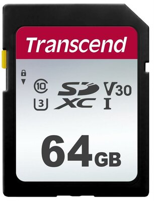 Transcend 64GB SDXC UHS-I U3 CL10 memóriakártya