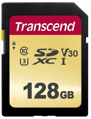 Transcend 128GB SDXC UHS-I U3 CL10 memóriakártya