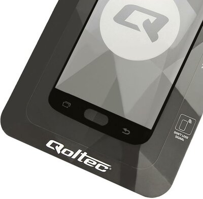 Qoltec 51576 Apple iPhone 7 Edzett üveg kijelzővédő 6D - Fekete