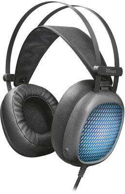 Trust Lumen Illuminated Gaming Headset Fekete