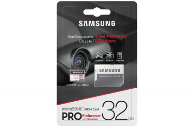 Samsung 32GB PRO Endurance microSDHC UHS-I CL10 memóriakártya + Adapter