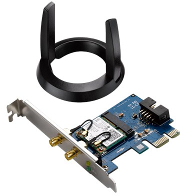 Asus PCE-AC55BT Wireless-AC1200 Bluetooth 4.0 PCIe Adapter
