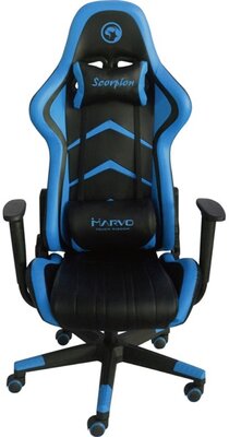 Marvo CH-106 Gamer szék - Fekete/Kék