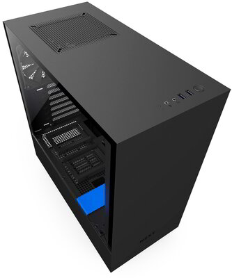 NZXT H500 Window Számítógépház - Fekete/Kék
