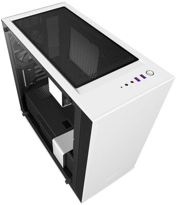 NZXT H400 Window Számítógépház - Fehér