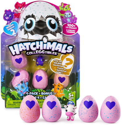 Spin Master 6041341 Hatchimals: 4 darabos készlet dobozban bónusz figurával - 3. széria