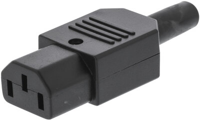 Valueline IEC-320-C13 Aljzat - Fekete