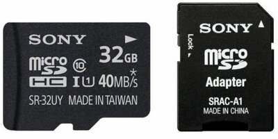 Sony 32GB microSDHC Class10 UHS-I + Adapter