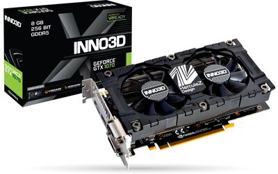 Inno3D GeForce GTX1070 X2 V4 GDDR5 8GB Videokártya