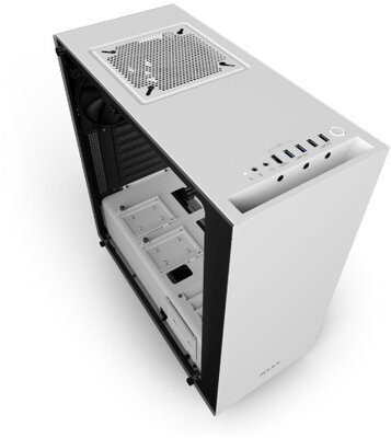 NZXT S340 Elite Window Számítógépház - Fehér