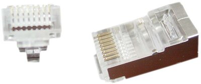 Gembird LC-PTF-01/50 FTP Moduláris RJ45 csatlakozó (50db / csomag)