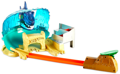 Mattel FNB21 Hot Wheels City: cápa tengerparti csata pályaszett