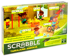Mattel GCT31 Scrabble tanuljunk angolul!