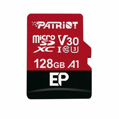 Patriot 128GB EP Series microSDXC UHS-I U3 memóriakártya + Adapter