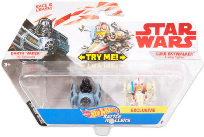 Mattel FJF01 Star Wars Battle Rollers - Darth Vader vs. Luke Skywalker