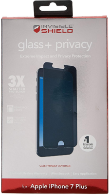 Zagg InvisibleShield Glass Privacy Apple iPhone 7 Plus Edzett üveg kijelzővédő betekintésvédelemmel
