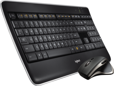 Logitech MX800 Vezeték nélküli Billentyűzet CH + Egér - Fekete