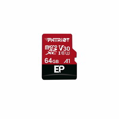 Patriot 64GB EP Series microSDXC UHS-I U3 memóriakártya + Adapter